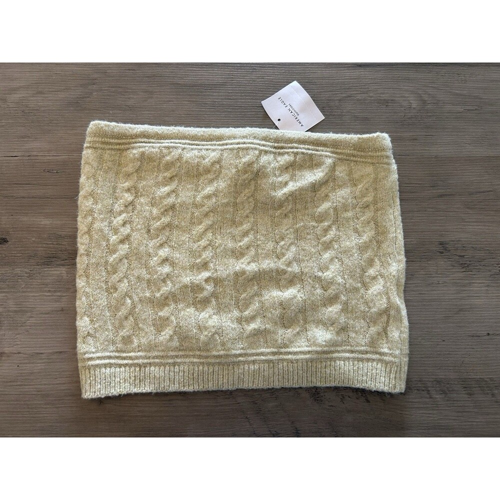 NEW! American Eagle AE Whoa So Soft Tube Sweater Fair Isle Knit Tube Top Size S